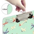 thumbnail image 4 of ALAZA Plastic Clipboard A4 Letter Size Decorative Clipboards for Students Women Men 9" x 12.5" Airplane Retro Green, 4 of 6