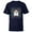 Navy, variant on R2D2 Merry Christmas - Short Sleeve T-Shirt for Kids - Customized-Athletic Heather