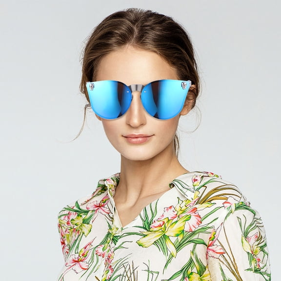 FENGGUIQU 1Pc Stylish Eyeglasses Blue Lightweight Fashion Sunglasses with Sturdy Frame