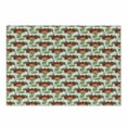 thumbnail image 1 of Floral Cutting Board, Flowers and Leaves on a Plain Background, Decorative Tempered Glass Cutting and Serving Board, in 3 Sizes, by Ambesonne, 1 of 2