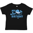 thumbnail image 3 of Inktastic Nautical My 1st Birthday with Blue Whale and Anchor Boys or Girls Baby T-Shirt, 3 of 5