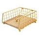 thumbnail image 5 of Servilletero decorativo de mesa con base de madera y brazo con peso, organizador moderno. Oro, 5 of 9