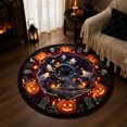 thumbnail image 5 of Dmlowu Halloween Area Rug, Optical Illusion Non-Slide Round Rugs for Living Room Entryway Bedroom Party, Halloween Decorations Indoor Outdoor, 5 of 7