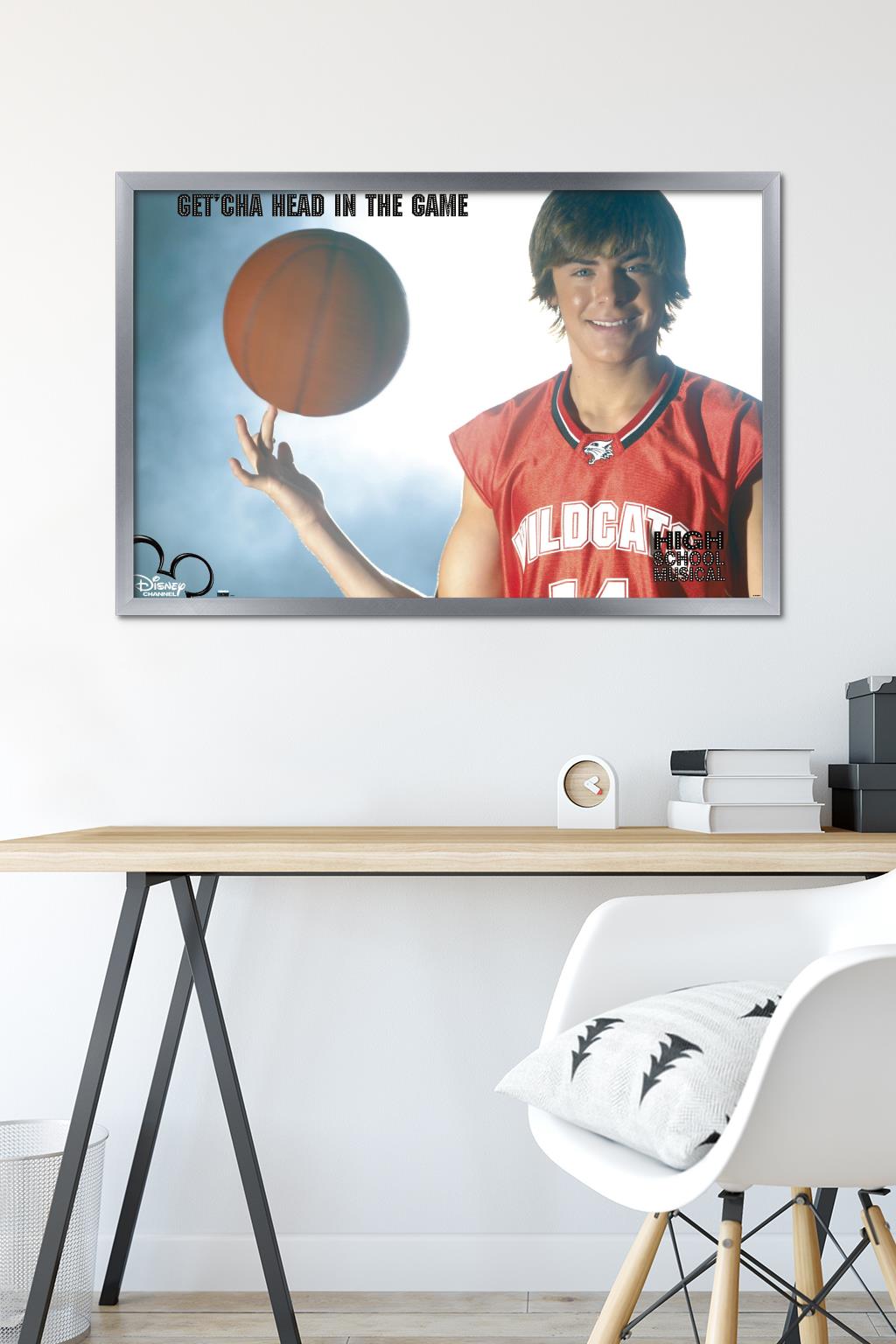 High School Musical - Troy - Game Wall Poster, 22.375" x 34" Framed