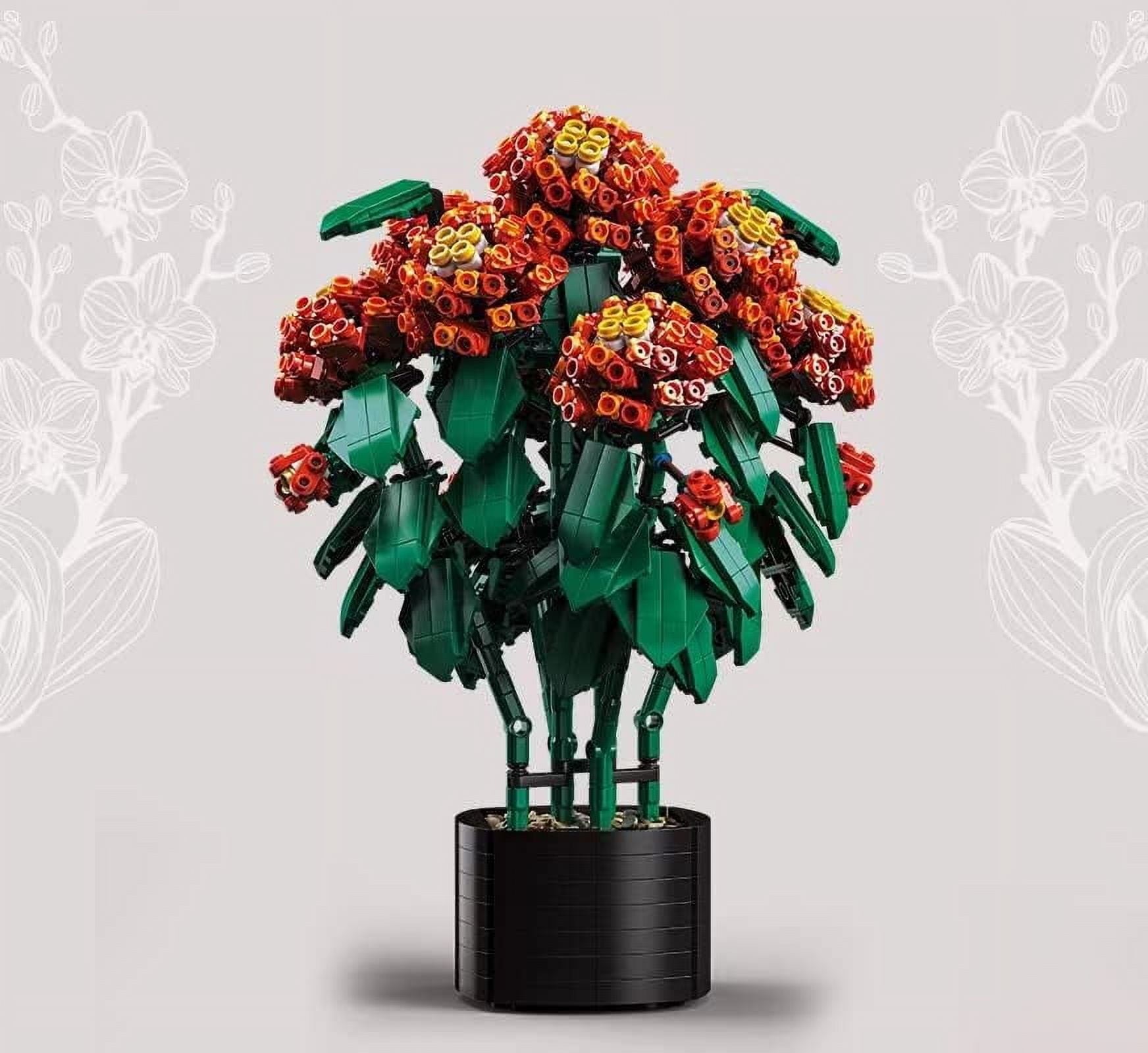 Decor Lantana Camara Building Blocks Set, Artificial Plant Bouquet