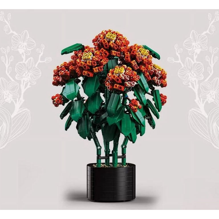 Decor Lantana Camara Building Blocks Set, Artificial Plant Bouquet