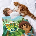 thumbnail image 2 of Go, Diego, Go! anti-pilling, suave, ligera, esponjosa y acogedora de lujo para hogar y cocina – Perfecta para niños y adultos,180X120cm, 2 of 6