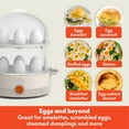 thumbnail image 5 of bella 14-Egg Electric Egg Cooker for Hard, Soft Boiled Eggs, Oatmilk, 5 of 8