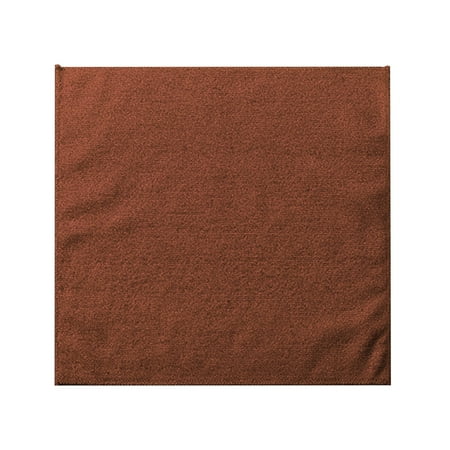 FXMLRLK Microfiber Cleaning Cloth 1 Pc Soft Microfiber Towel for Cars Absorbent Cleaning Rags Lint-Free Streak-Free Wash Cloths for House Kitchen Window(11.81x11.81in) Brown