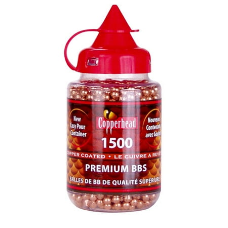 CROSMAN BBS .177 COPPER-COATED STEEL 1500 CARTON