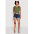 thumbnail image 3 of Womens Trendy Button Front Cropped Blazer Vest, 3 of 5