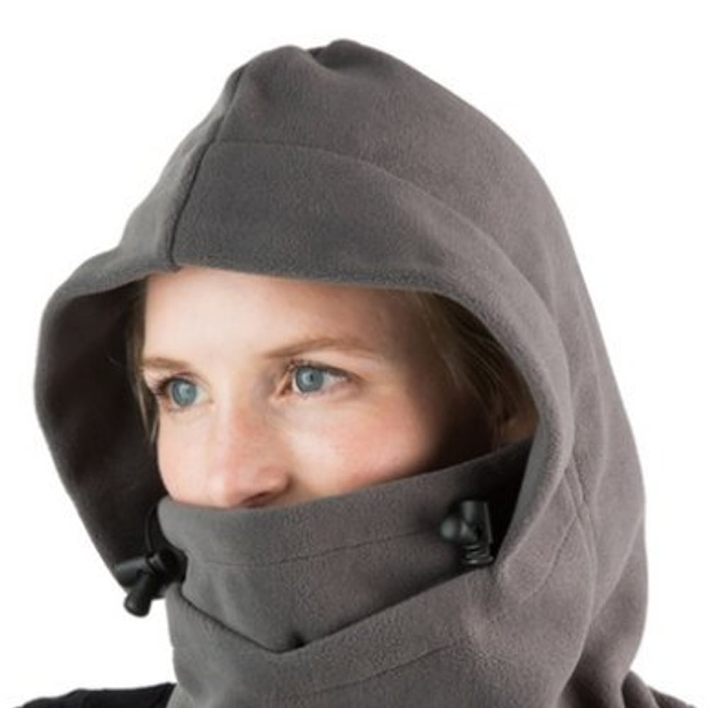 Unimango 6 IN 1 Winter Thermal Outdoor Fleece Balaclava Motorcycle Ski Full Face Windproof Mask Hood Hat Cap