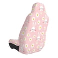 thumbnail image 2 of Balery Rabbit Sunflower Pattern Car Seat Cover - Soft & Breathable Front Premium Covers with Non-Slip Protector Fits Most Automotive, Vans, SUVs, Trucks - 1 Unit, 2 of 5