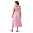 thumbnail image 6 of Ingrid & Isabel For Every Belly Women's Maternity Smocked Woven Dress, Sizes S-XXL, 6 of 10