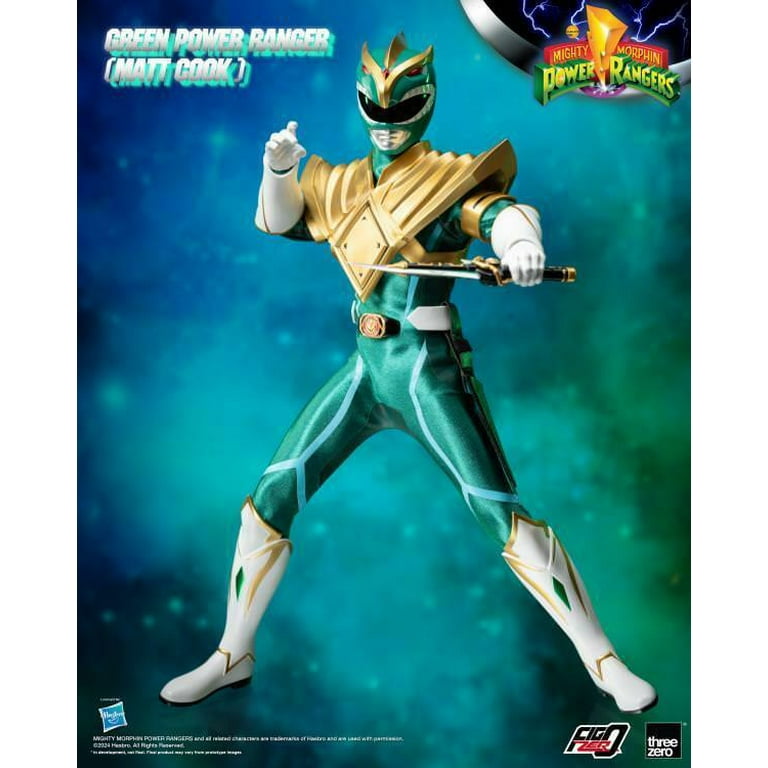 ThreeZero MMPR Green Power Ranger (Matt Cook) FigZero 1/6 Figure