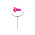 thumbnail image 1 of Greetings Fruit PineFruit Toothpick Flags Round Labels Party Decoration, 1 of 3