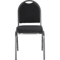 thumbnail image 5 of NPS 9200 Series 35" Metal and Fabric Stack Chair in Ebony Black/Silvervein, 5 of 5