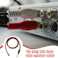 thumbnail image 4 of Uxcell 2 Pcs Cable de Conector TS Mono Chapado en Oro, 3.3ft (1 Metro) Cable de Conector TS a Extremo Abierto de Cable Pelado para Altavoz, Guitarra, Escáner, Equipos de Audio, 4 of 6