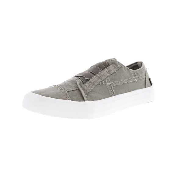 Blowfish Women's Marley Canvas Steel Grey Ankle-High Fashion Sneaker - 6.5M