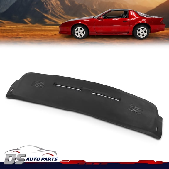 Dashboard Cap Cover Overlay Fits For 1984-1992 Chevrolet Camaro Black USA