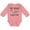 Mauve, variant on Inktastic My Nana Loves Me Sloth Girls Long Sleeve Baby Bodysuit