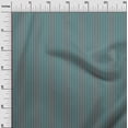 thumbnail image 2 of oneOone Rayon Turquoise Blue Fabric Stripes Sewing Material Print Fabric By The Yard 56 Inch Wide, 2 of 4