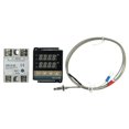 thumbnail image 1 of MesaSe REX-C100 Intelligent TemperatureController SSR 25DA K Thermocouple Heat Sink Kit, 1 of 11