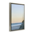 thumbnail image 4 of Stupell Industries Serene Beach Sunset Landscape Photography Brown Floater Framed Canvas Art Print Wall Art, 17 x 25, 4 of 10