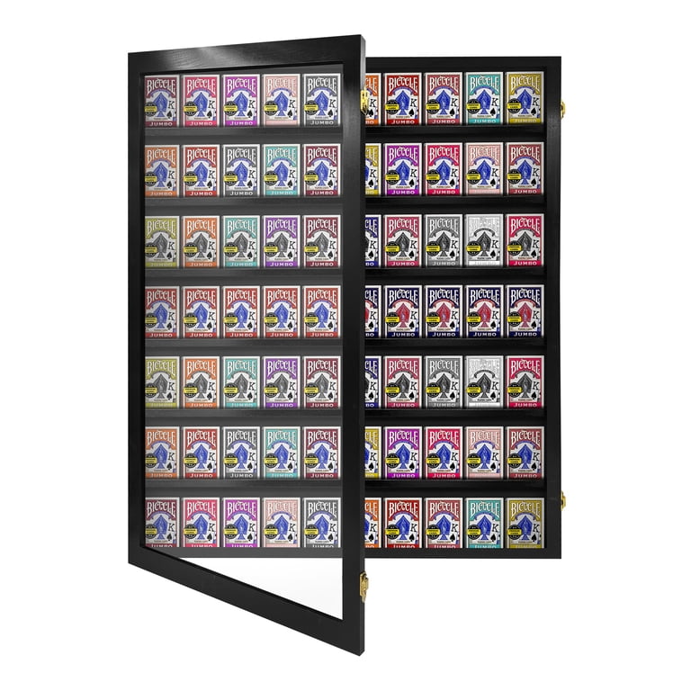 Playing Card Deck Display Case - Holds 70 Decks - Walmart.com Playing Card Deck Display Case - Holds 70 Decks - Walmart.com