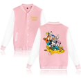 thumbnail image 2 of Chaqueta bomber con dibujo de perro Pluto para mujer y hombre, chaqueta de béisbol de otoño, abrigo de estudiante, ropa de calle, chaqueta bomber Harajuku para universidad, 2 of 4