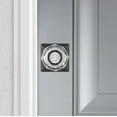 thumbnail image 2 of Baldwin Reserve Pvcrytsr260 Privacy Crystal Knob and Traditional Square Rose Bright Chrome Finish, 2 of 7