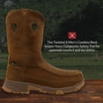 thumbnail image 6 of Twisted X Men’s Cowboy Boot - Pull-On Work Boots Made with 11” Full-Grain Leather Upper, Air-Mesh Lining EVA Midsole, Distressed Saddle 8.5 W, 6 of 7
