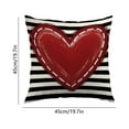 thumbnail image 3 of Specollect 3 Pcs Valentines Day Pillow Cover, Soft Linen Decorative Cushion for Sofa Living Room Bedroom, Pressure Relief, 3 of 9