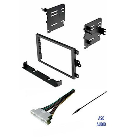 Install Dash Kit Buick Park - ASC Audio Car Stereo Radio Dash Kit, Wire Harness, and Antenna Adapter to Install a Double Din Radio for some 2000 - 2006 Buick LeSabre, 2001 - 2003 Oldsmobile Aurora, 2000 - 2005 Pontiac Bonneville