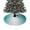 Teal, variant on Teal Ombre Christmas Tree Skirt 36 Inches Large Christmas Skirt Tree, Teal Green White Gradient Abstract Modern Minimalism Art Tree Skirt Christmas Decorations for Fireplace Party Indoor Outdoor