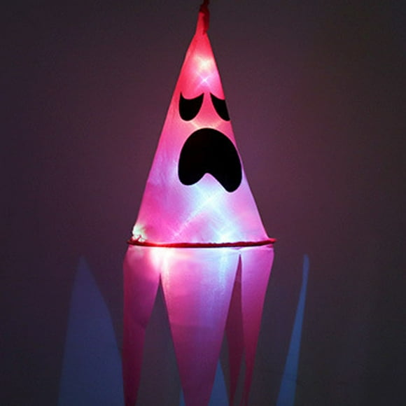 TIMIFIS Halloween Decorations Ghost Decor Halloween Party Decoration Glow Halloween Outdoor Hanging Ornament DIY Pendant