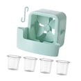 thumbnail image 4 of Ventilador de refrigeración con cubitos de hielo para el verano, fácil de colgar, para el hogar, aire acondicionado, ventilador agitador, enfriamiento Azul, 4 of 8
