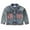 Blue, variant on Lkhaha 2025 Girls Jacket Sequin Pocket Ripped Denim Jean Long Sleeve Button Lapel Children's Outfits Size 2-3 Years