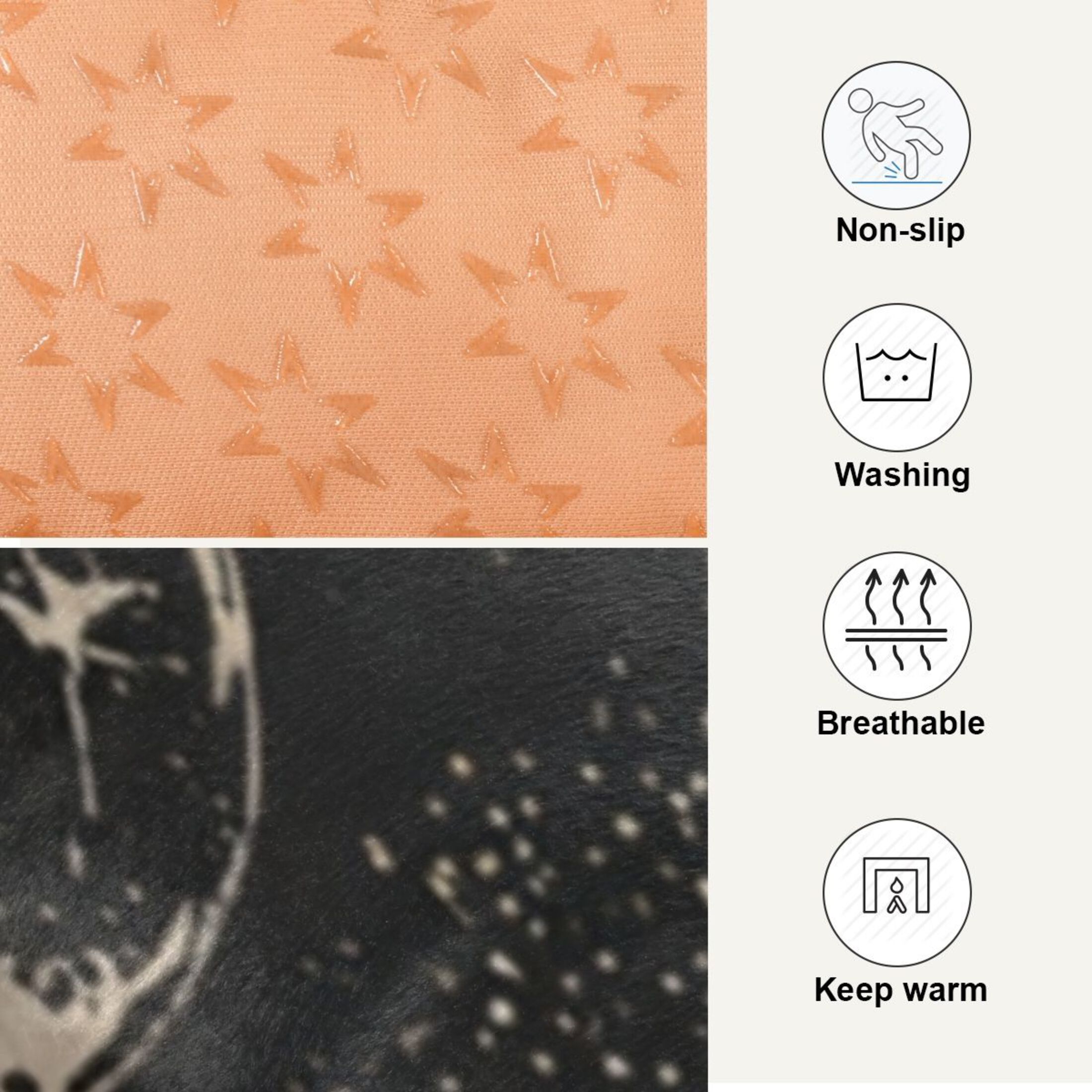Cozy Mat Pet Bed Indoor Outdoor Warm Soft For Cat Dog Puppy(S/M) Space-themed