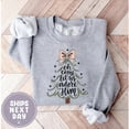thumbnail image 3 of Oh Come Let Us Adore Him Sweatshirt | Christian Christmas Tree Holiday Pullover, 3 of 7
