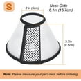 Cat Cone, Adjustable Recovery Pet Cone, 6.1 Inches Lightweight Plastic