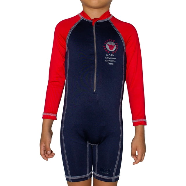 Body manga larga para niño con protección solar UPF 50+