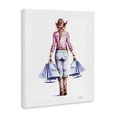 thumbnail image 3 of Stupell Industries Southwestern Glam Cowgirl Pink Plaid Canvas Art, 16 x 20, by Amanda Greenwood, 3 of 8
