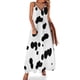 thumbnail image 1 of Vestido sin mangas con estampado de piel de perro y manchas dálmatas, vestido de playa, vestido de fiesta , vestido de hadas, 1 of 7