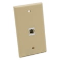 thumbnail image 2 of Keystone Jack SC/UPC Multimode Simplex Ivory, 2 of 3