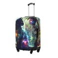 thumbnail image 2 of Balery Luggage Cover Cosmic Cat In Window Print Suitcase Covers for Luggage Elastic Washable Suitcase Protector Fits 18-32 Inch Luggage-Large, 2 of 9