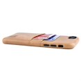 thumbnail image 5 of Dockem Wallet Card Case for iPhone SE 2022, SE 2020 / 8 / 7: Built-in Metal Plate, 2 Card Slots; Exec M2, Tan, 5 of 9