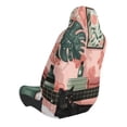 thumbnail image 2 of Wukai Black Cat Pink Bathroom Full Set Car Seat Covers with Soft Padding Universal Auto Front Seats Protector and Cushion Mat, 2 of 5