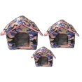 thumbnail image 4 of Dog Kennel Waterproof Cat House Cabin Pets Foldable Ecological Shelter, 4 of 5