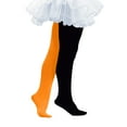 thumbnail image 6 of oelaio Ballet Footed Dance Tights for Girls Color Block Leggings Buttery Soft Tight Pants D 2-8 Years, 6 of 8